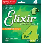 Elixir – Bass 4-Strings with Nanoweb Coating 14087