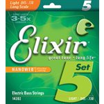 Elixir – Bass 5-Strings with Nanoweb Coating 14202