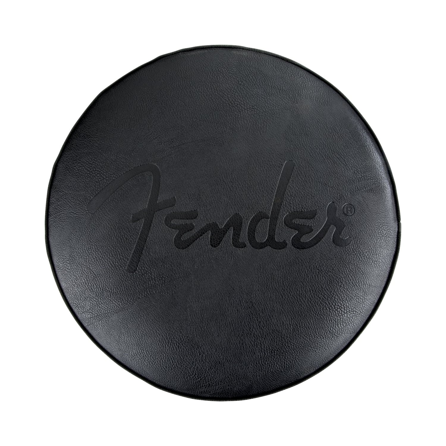 FENDER - Fender™ Embossed Black Logo Barstool, Black / Black