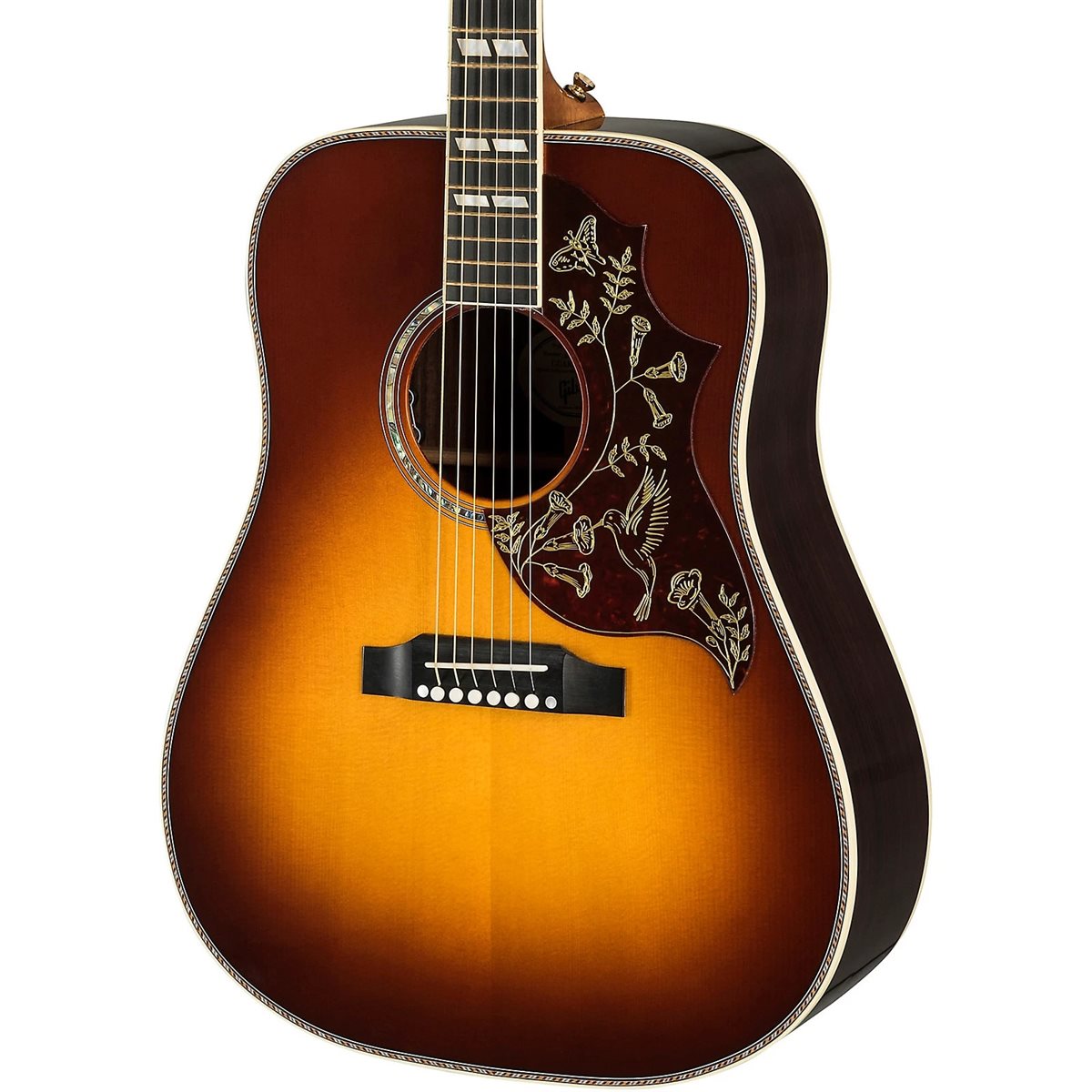 GIBSON - Hummingbird Deluxe - Rosewood Burst