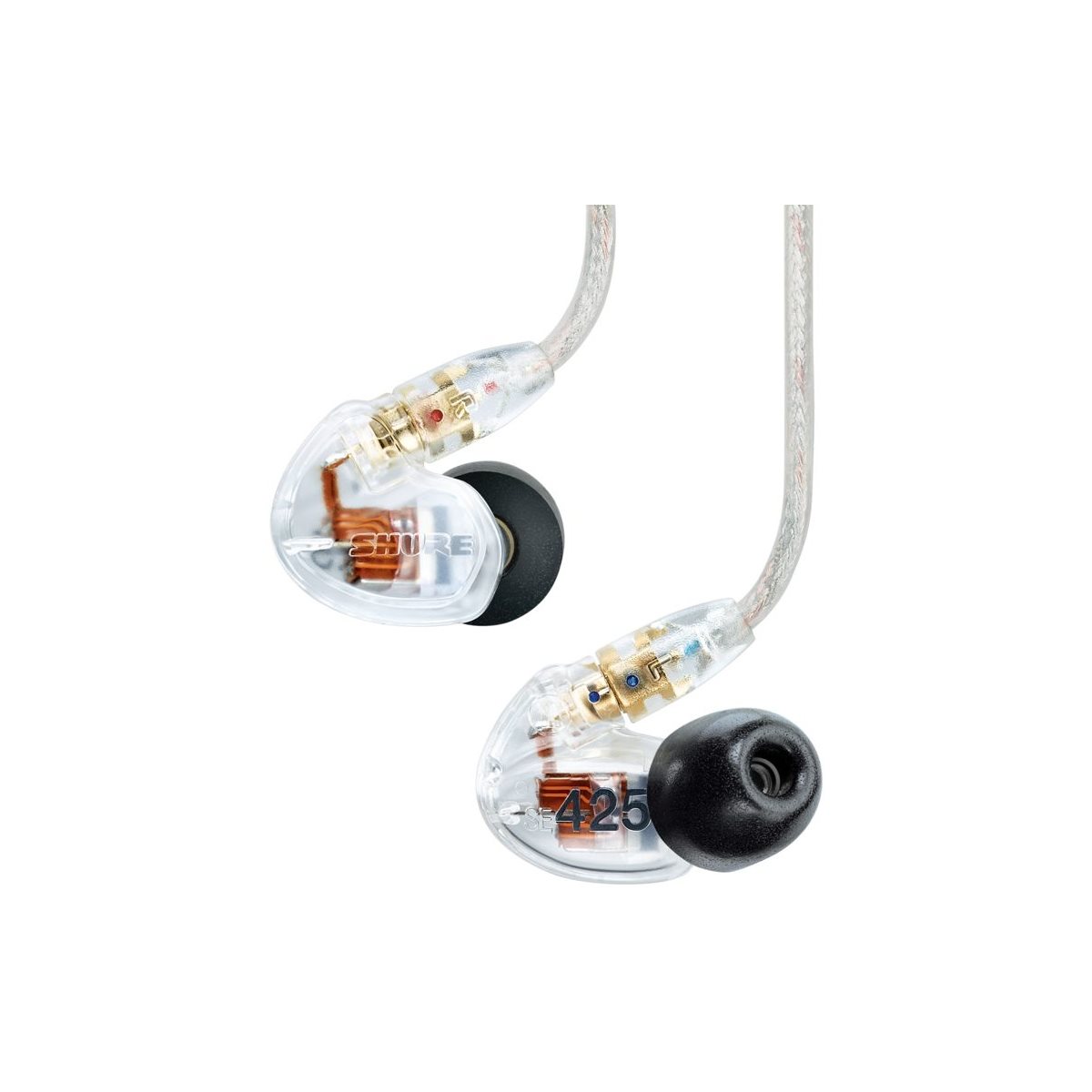 【実用】SHURE SE425 汎用チップ対応/純正デジタル音量調節ケーブル/他 SHURE - SE425-CL - Professional Sound Isolating Earphones