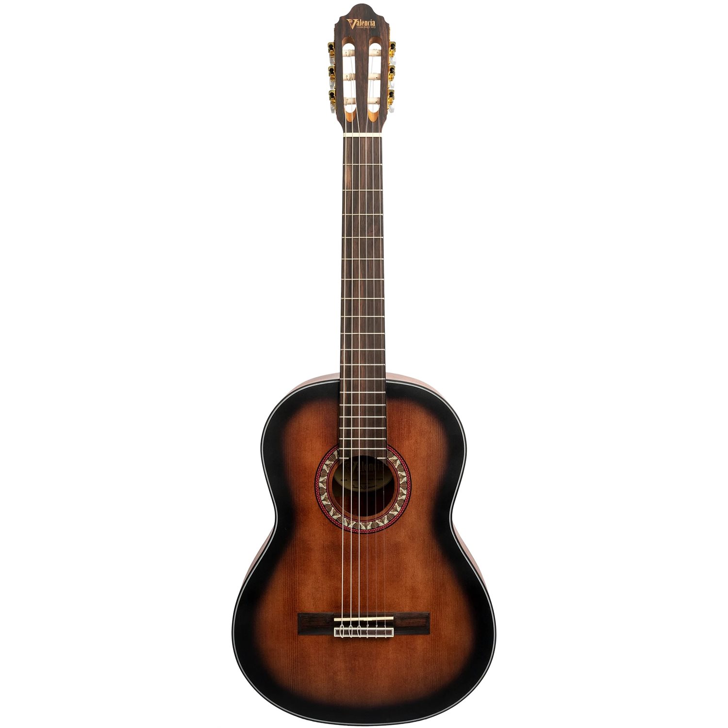 VALENCIA - VC404-HSB - Guitare classique - taille 4 / 4 - ANTIQUE 
