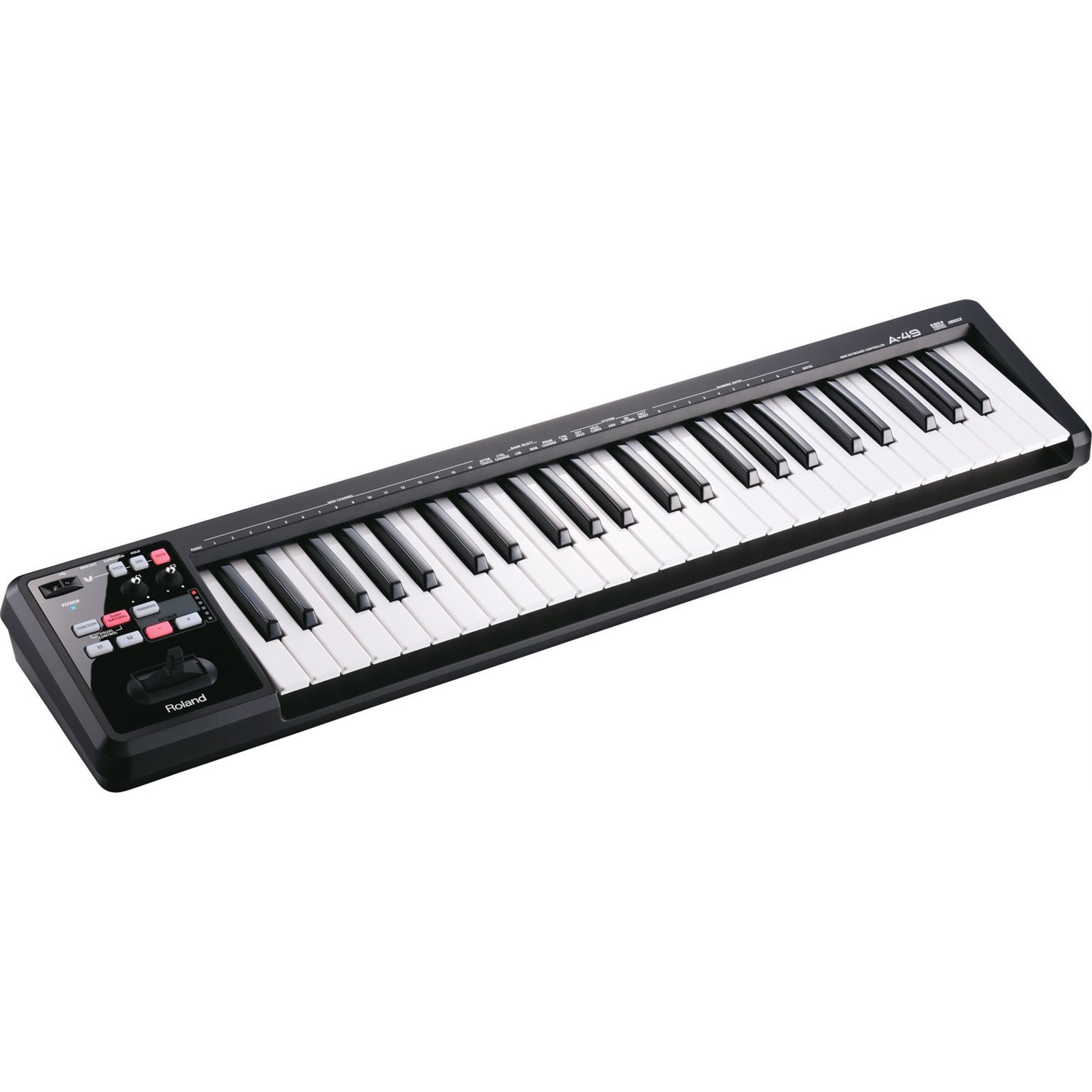 人気ブランドの Keyboard MIDI - A-49-BK - ROLAND Controller Black - DTM・DAW