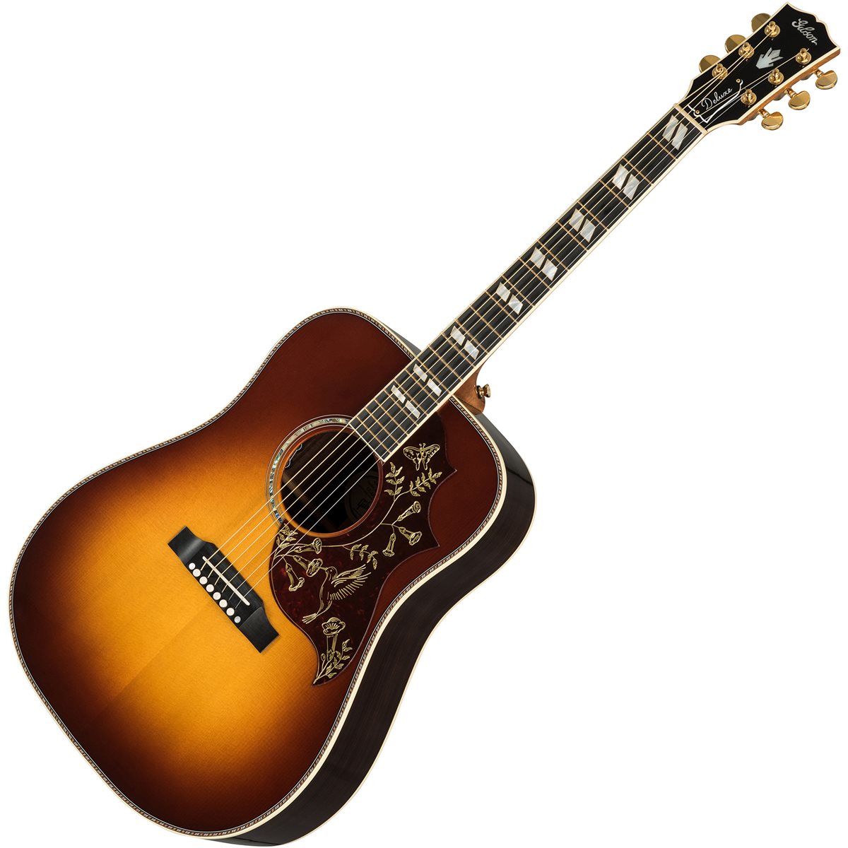 GIBSON - Hummingbird Deluxe - Rosewood Burst