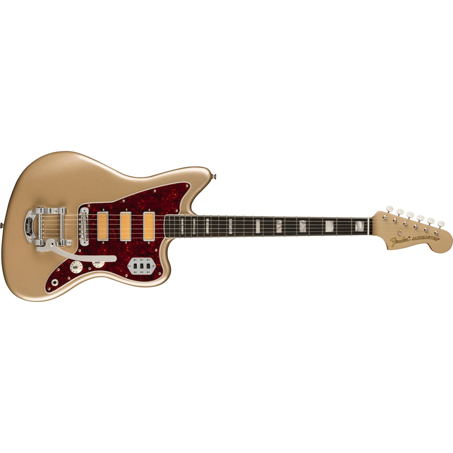 FENDER Gold Foil Jazzmaster®, Ebony Fingerboard Shoreline Gold