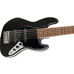 FENDER - SÉRIE AFFINITY - Jazz Bass VI - TOUCHE EN Laurier - NOIR MÉTALLIQUE