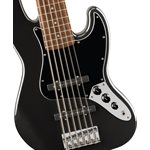FENDER - SÉRIE AFFINITY - Jazz Bass VI - TOUCHE EN Laurier - NOIR MÉTALLIQUE