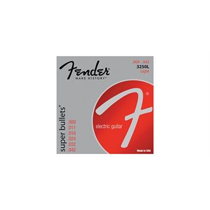 FENDER - 3250 SUPER BULLETS® - electric guitar strings - 9-42