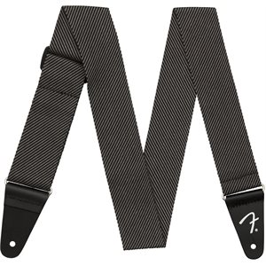 FENDER - 2" Sangle MODERNE EN TWEED - Gris et Noir