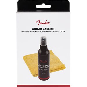 FENDER - POLISH AND CLOTH - guitar CARE KIT - 4oz