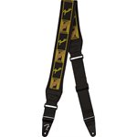 FENDER - Swell™ Neoprene Strap - yellow / black / brown Mono - 2.5''