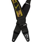 FENDER - Swell™ Neoprene Strap - yellow / black / brown Mono - 2.5''