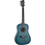 JAY TURSER - JTA52 - 1 / 2 SIZE DREADNOUGHT - SATIN FINISH - BLUE