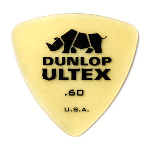 DUNLOP - PICK ULTEX TRIANGLE - 0.60MM - ENSEMBLE DE 6 PICKS
