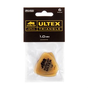 DUNLOP - PICK ULTEX TRIANGLE - 1.0MM - ENSEMBLE DE 6 PICKS