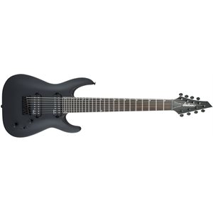 JACKSON - Série JS Dinky® Arch Top JS32-8 DKA HT, touche en amarante - Noir satiné