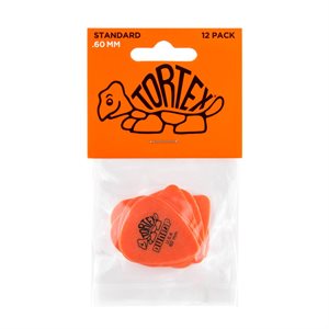 DUNLOP - 0.60MM TORTEX PICK - ensemble de 12 pick