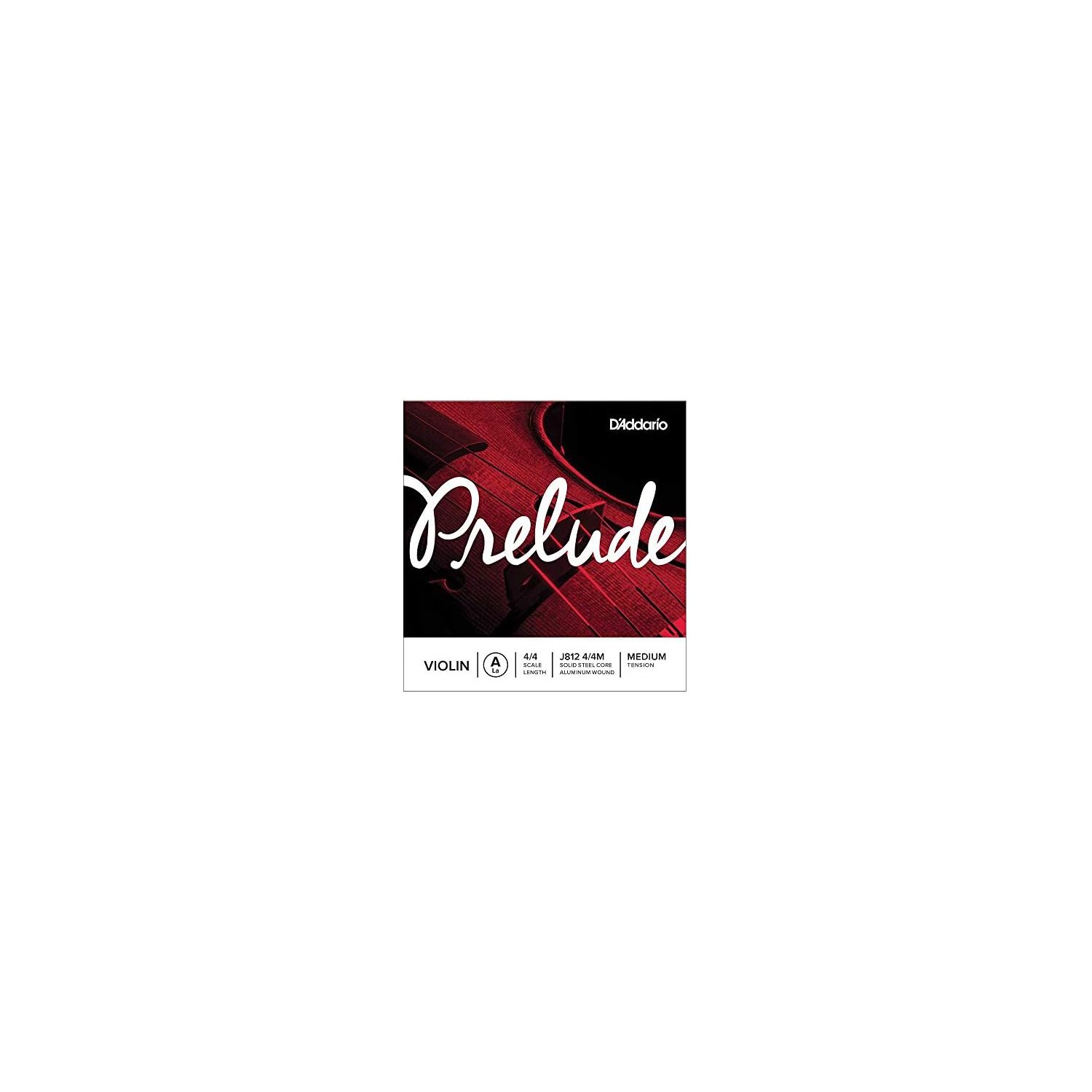 D'ADDARIO - J812 - PRELUDE VIOLON - Corde de La - Format 4 / 4 - Tension Moyenne D'ADDARIO - J812 - PRELUDE VIOLON - Corde de La - Format 4 / 4 - Tension Moyenne