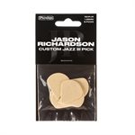 DUNLOP - PICK JAZZ III - SIGNATURE JASON RICHARDSON - 1.38MM - ENSEMBLE DE 6 PICKS
