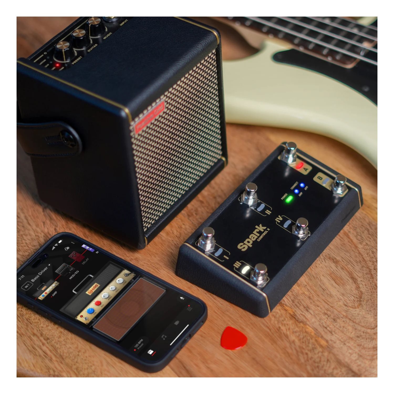 POSITIVE GRID SPARKCONTROLX Pédale de commande sans fil à 6