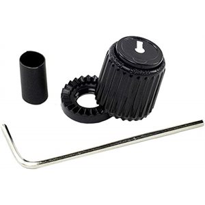 D'ADDARIO - LOKNOB - SMALL - PLASTIC - BLACK