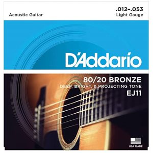 D'ADDARIO - EJ11 - Regular Light Set - 12-53 