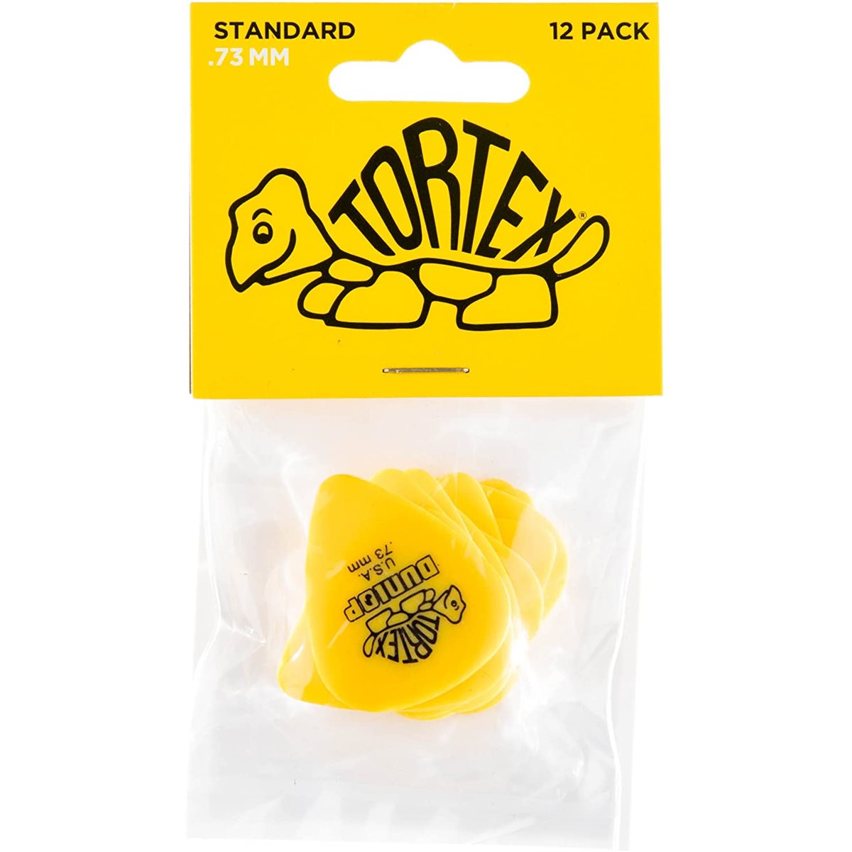 DUNLOP - 0.73MM TORTEX PICK - ensemble de 12 pick DUNLOP - 0.73MM TORTEX PICK - ensemble de 12 pick