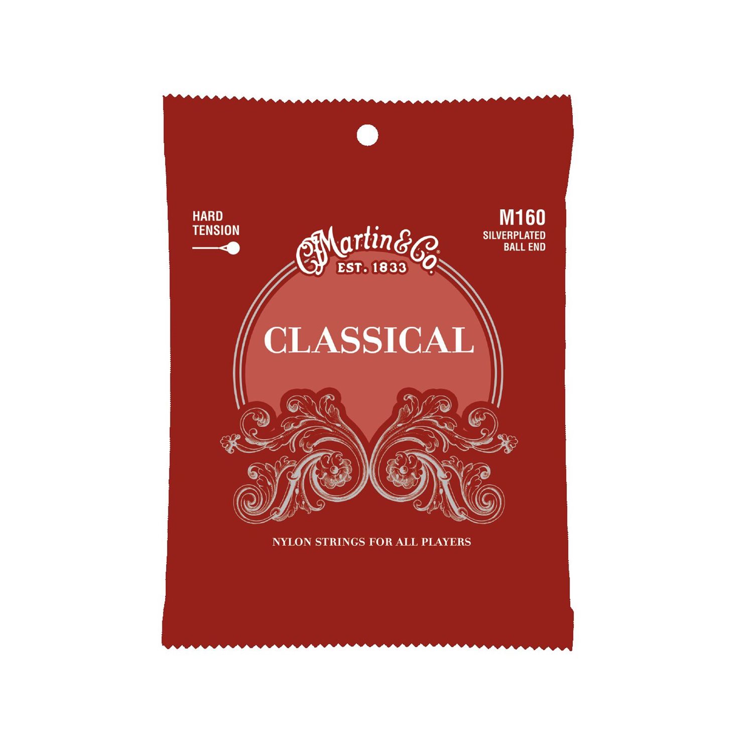 MARTIN m160 CLASSICAL NYLON GUITAR STRINGS hard tension