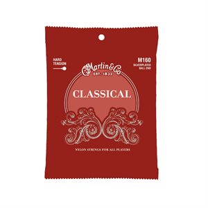 MARTIN - m160 - CLASSICAL NYLON GUITAR STRINGS - hard tension