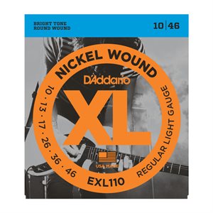 D'ADDARIO - EXL110 - electric guitar strings Nickel Wound - 10-46