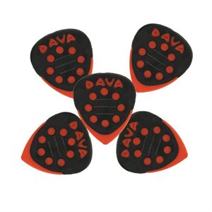 DAVA - D6024 - Control Grip Tips Guitar Picks - 6 pack