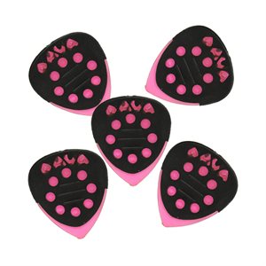 DAVA - D6624 - Poly Gels Grip Tips Picks - ensemble de 6 pick