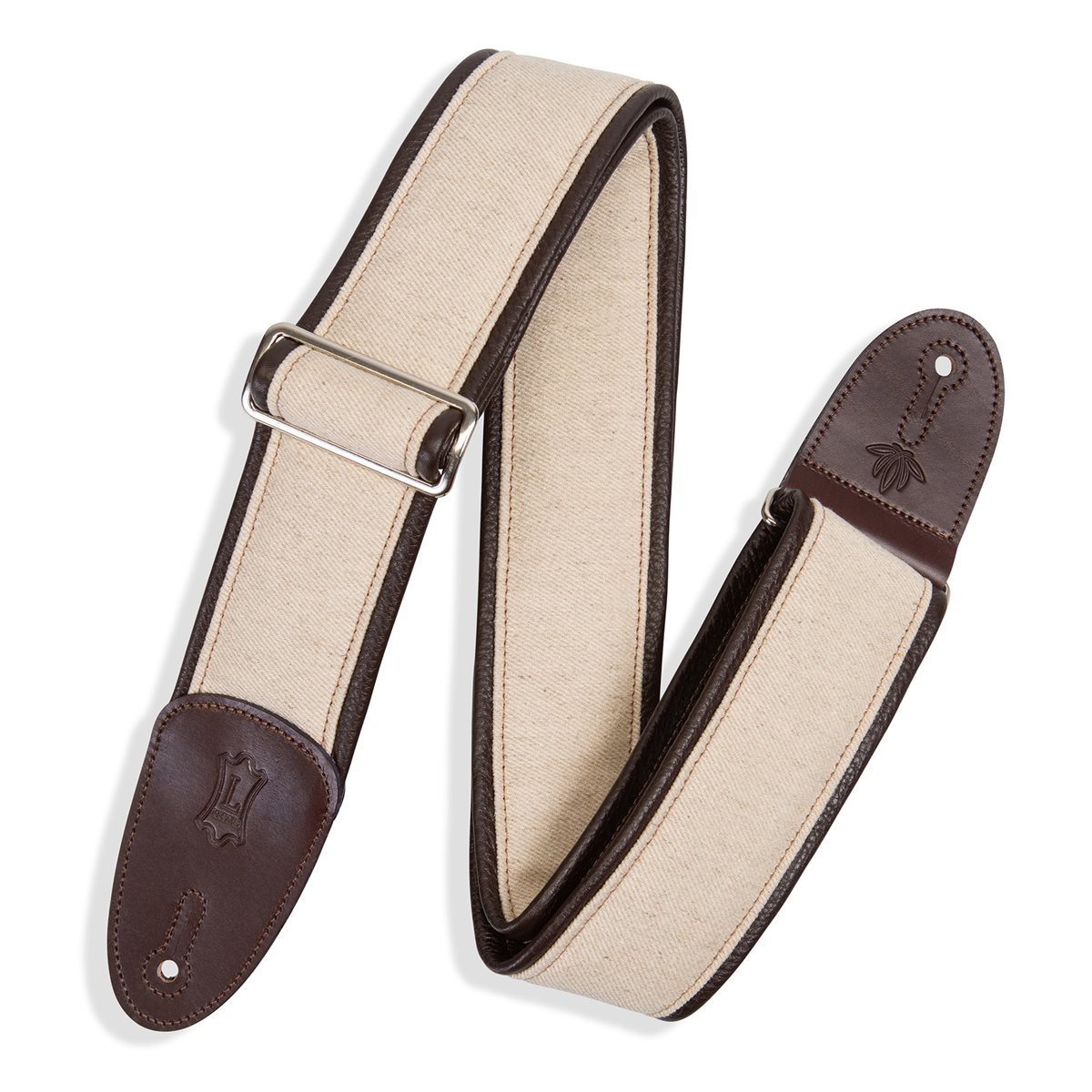 Sangle De Montre Rembourrée Marron 18mm - Points Blancs, Boucle Argentée, Neuve Sans étiquette