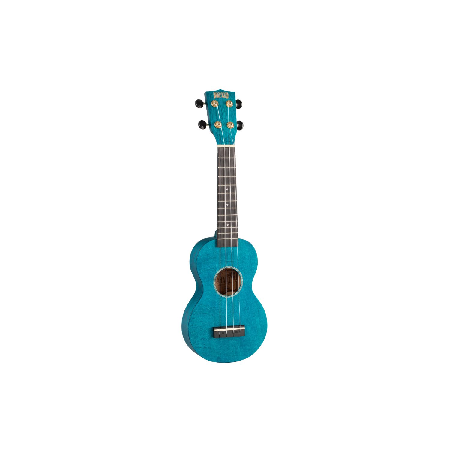 MAHALO - Slimline Series Soprano Ukulele - Transparent Blue