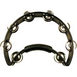 RHYTHM TECH - RT1010 - TAMBOURINE AVEC JINGLES EN NICKEL - Noir