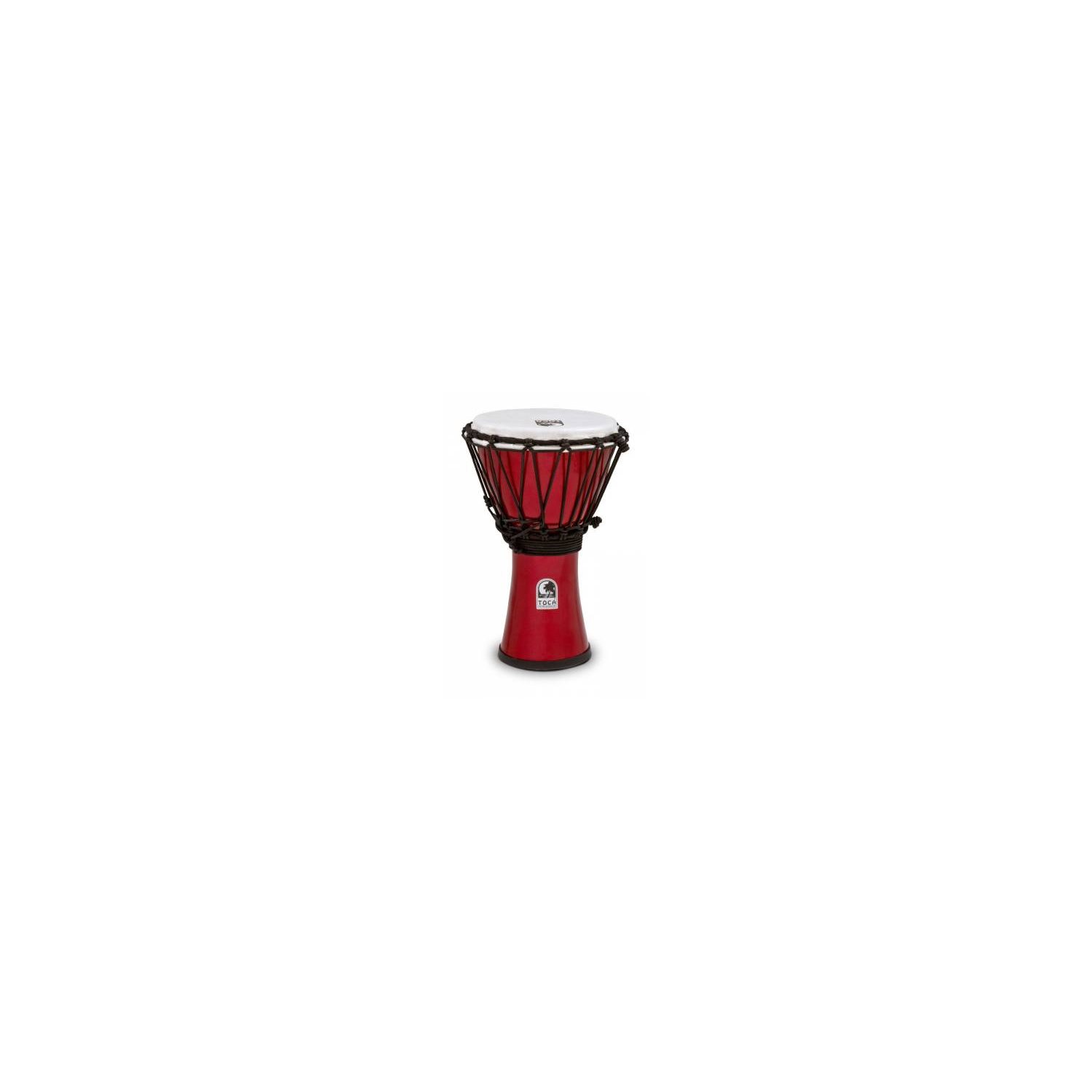 TOCA - TFCDJ7MR - Djembé Freestyle Colorsound 7" - Rouge métallisé