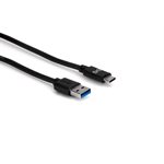 HOSA - USB-306ca - USB 3.0 - type C vers type A - 6 pieds