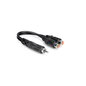 HOSA - YRA104 - Y Cable - RCA Male to Dual RCA Female