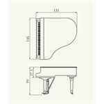 YAMAHA - DGB1K ENCL - POLISHED EBONY - DISKLAVIER GRAND PIANO