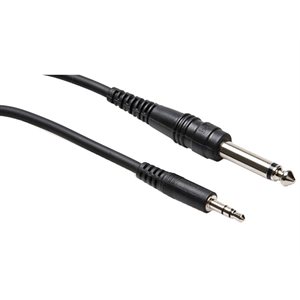 HOSA - CMP103 - Interconnect Cable - 3.5mm TRS Male to 1 / 4-inch TS Male - 3ft