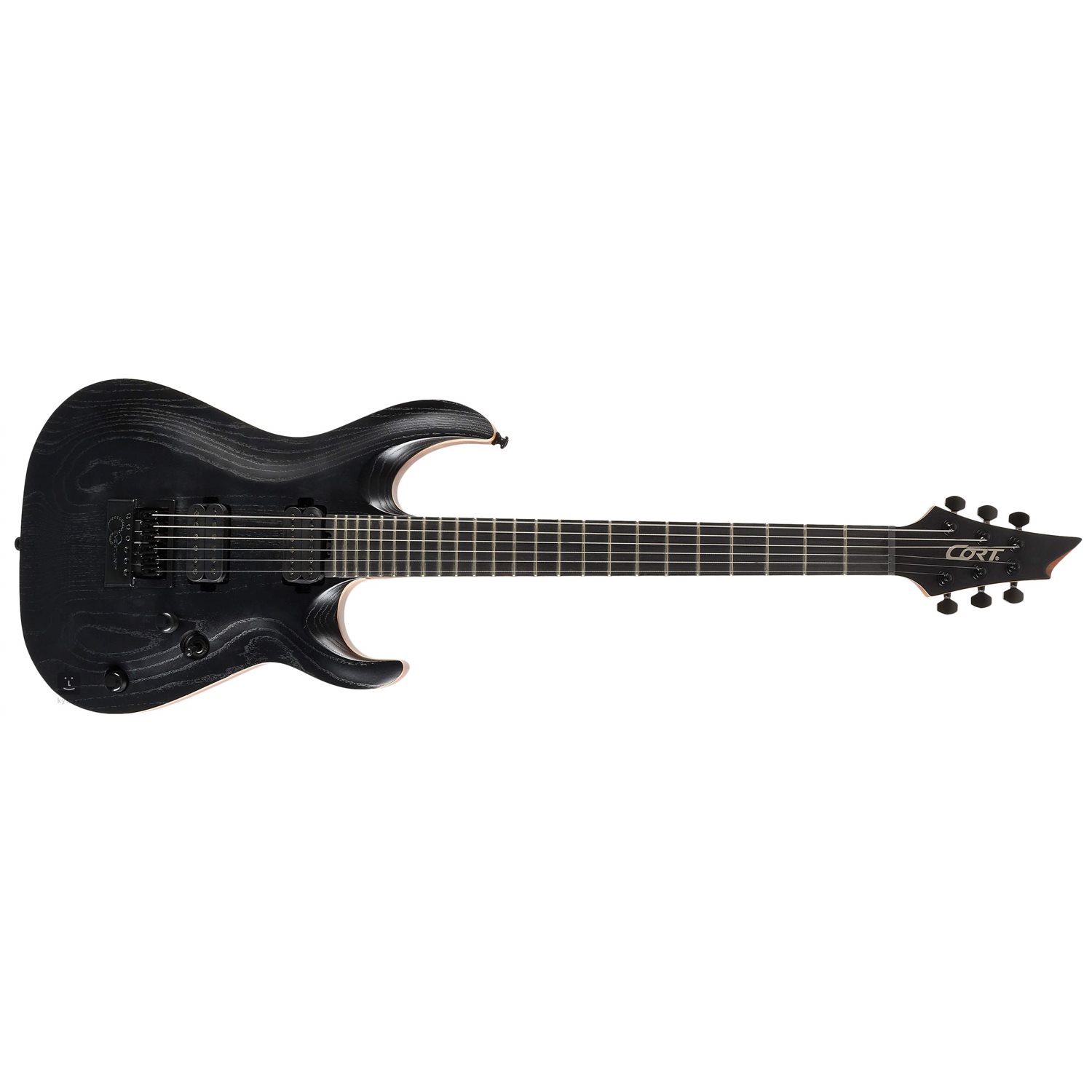 CORT - KX700 EverTune Electric Guitar - Open Pore Black