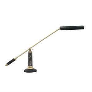 HOUSE OF TROY - Lampe à DEL à contrepoids pour piano - laiton polis et noir