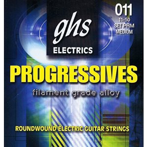 GHS - GHS-PRM - Progressives PRM Filament Grade Alloy Electric Guitar - 11-50