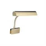 HOUSE OF TROY - GP10-61 - Grand Piano clamp Lamp - 10'' - Polished Brass