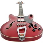 HAGSTROM - VIKB-WCT - Viking® Bass - 4 string - Wild Cherry Transparent