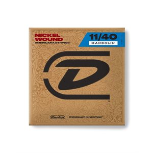 DUNLOP - DLN1618 - Nickel Would Medium Gauge Mandolin Strings - 11-40