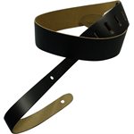 LEVY'S - M12 Chrome-tan Leather GUITAR STRAP - BLACK