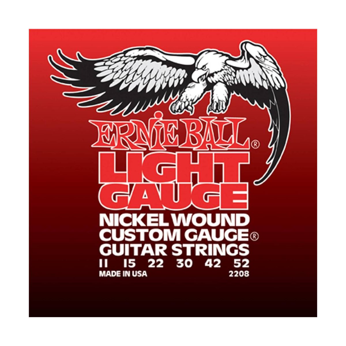 ERNIE BALL - NICKEL ELECTRIC STRINGS - WOUND G - 11-52 ERNIE BALL - NICKEL ELECTRIC STRINGS - WOUND G - 11-52